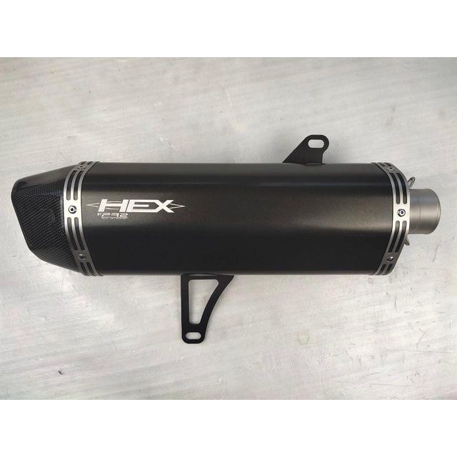 PR2 ปลายท่อ HEX ดำด้าน เทฟล่อน COLOR 35 CM ตรงรุ่น