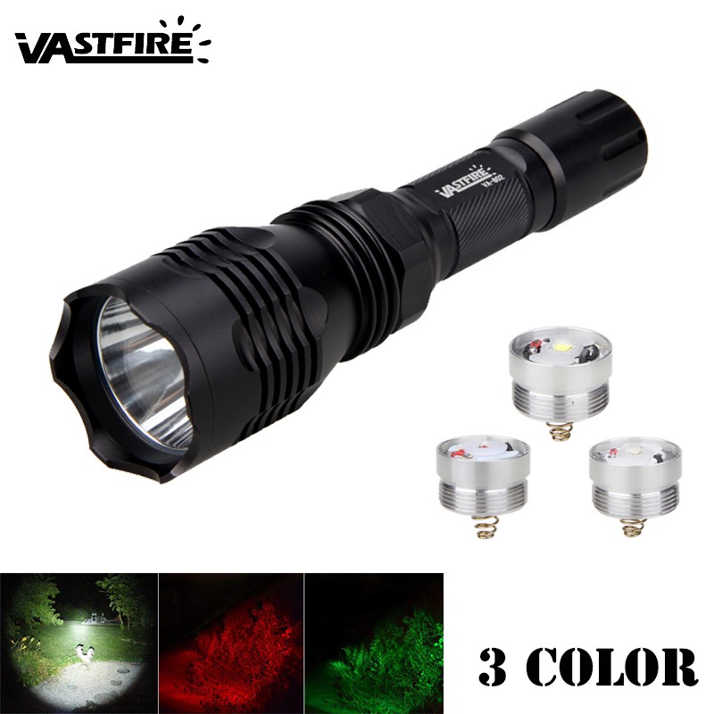 [new]Full set Powerful 400Yard Green Red White Hunting Light Predator ...