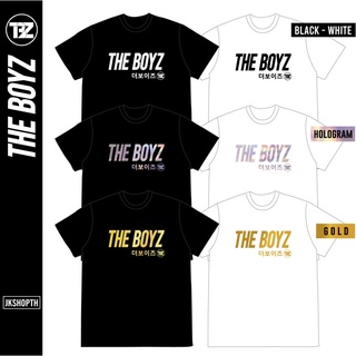 ⭐️เสื้อ THE BOYZ​  Hologram💿 | Gold🏅| ขาวดำ🍙