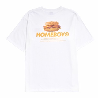 ราคาHOMEBOY เสื้อยืดผู้ชายลาย BURGERS-3XL