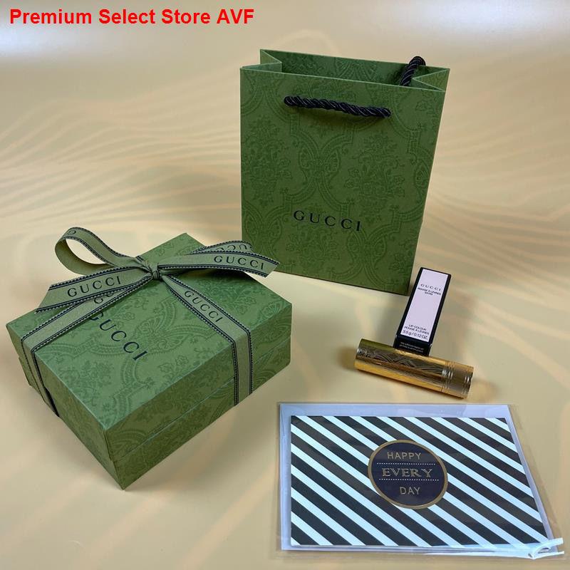 Premium Select Store AVFGucci Gucci Green Paper Bag น้ำหอม ลิปสติก Gift