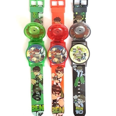 (พร้อมส่ง) นาฬิกาเด็ก ผู้ชาย นาฬิกาเด็กชาย เบ็นเท็น ลาย ben10 มีเสียงมีไฟ หน้าปัดกดและหมุนได้ ดิจิจตอล RC109