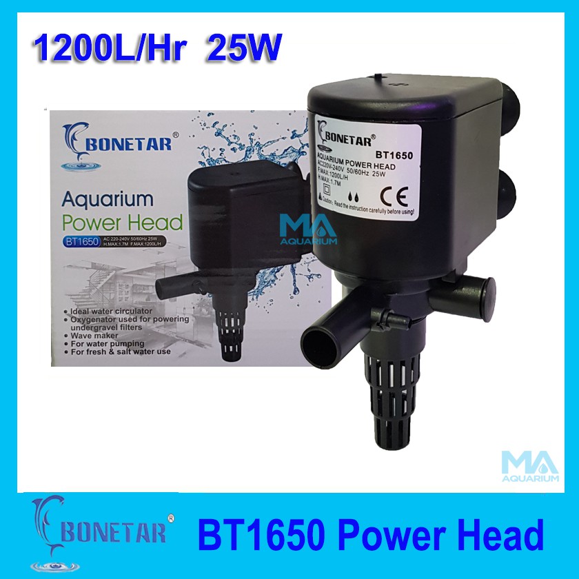 ปั้มน้ำ BONETAR-BT1650 Water Pump  1200L/Hr 25w