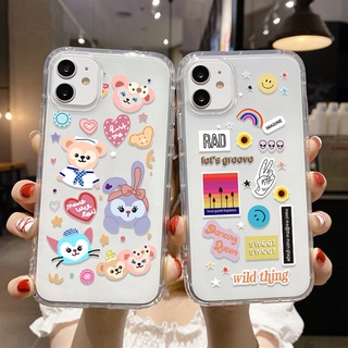 เคสโทรศัพท์มือถือแบบนิ่ม TPU ใส ลายกระต่ายน่ารัก สําหรับ Samsung Galaxy A53 A22 5G A52s 5G A13 5G A50 A03 A52 A51 A12 A32 A21s A31 A70 A71 A72 A33 A73 A01 A02 A03s