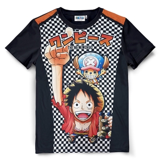 เสื้อวันพีช สกรีนลายเต็มตัว ลาย Chopper&amp;Luffy