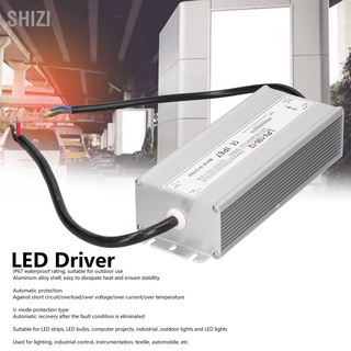 ShiZi Led ไดร์เวอร์อิเล็กทรอนิกส์ 100W อะแดปเตอร์หม้อแปลงพาวเวอร์ซัพพลายกันน้ํา Dc12V