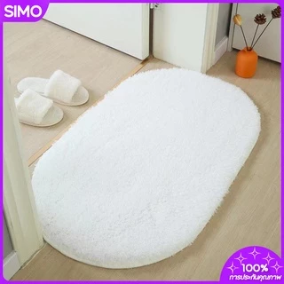 พร้อมส่ง!! ผ้าเช็ดเท้า พรมเช็ดเท้า ขนาด (40 x 60cm) พรมเช็ดเท้าห้องนอน พรมปูพื้นกันลื่น พรมนุ่ม ซับน้ำได้ดี แห้งเร็ว