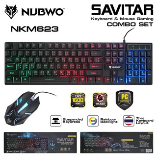 NUBWO NKM-623 Keyboard &amp; Mouse gaming