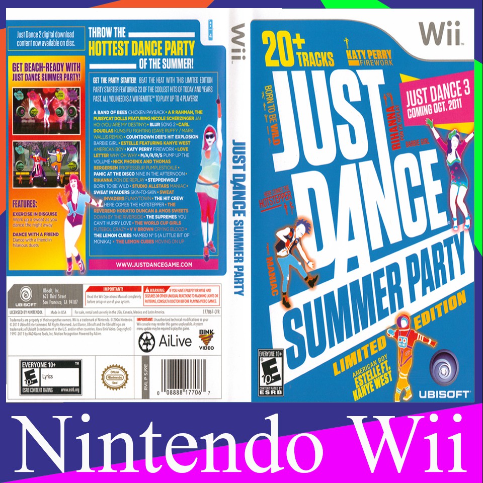 Just Dance Summer Party (USA)[WII] Shopee Thailand