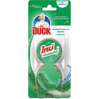 เป็ดก้อนหอมใส่แท็งค์กลิ่นเฟรชไพน์ 41กรัม แพค 2 Scented Duck Cubes in Fresh Pine Scented Tank 41g. Pack 2