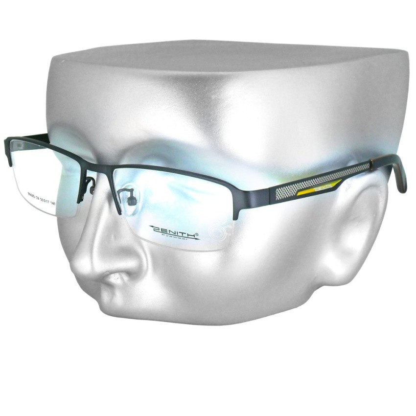 ZENITH แว่นตา รุ่น 9958-S C-9 สีเทาด้าน Stainless Steel Combination