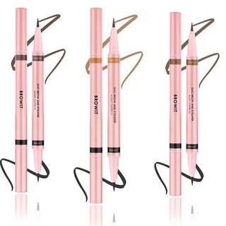 Browit by NONGCHAT Browit DUO BROW AND EYELINER เขียนคิ้ว และ อายไลน์เนอร์ แท่งชมพู