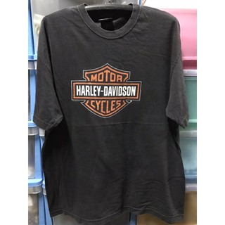 เสื้อยืดผ้าฝ้ายพิมพ์ลายขายดี เสื้อยืดHarleyDavidson1996