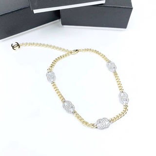 สร้อยคอ ชาแนล necklace with box set Size38cm