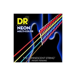 สายกีต้าร์เบส 5 สาย DR Strings เรืองแสง รุ่น NMCB5-45 - สีรุ้ง