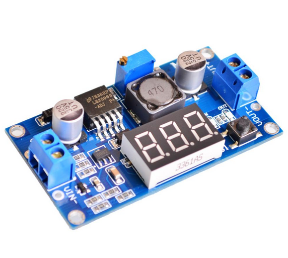 Lm2596 DC DC Step Down อะแดปเตอร์แปลงแรงดันไฟฟ้า หน้าจอ LED 4.0~40 to 1.3-37V - รูปที่ 2