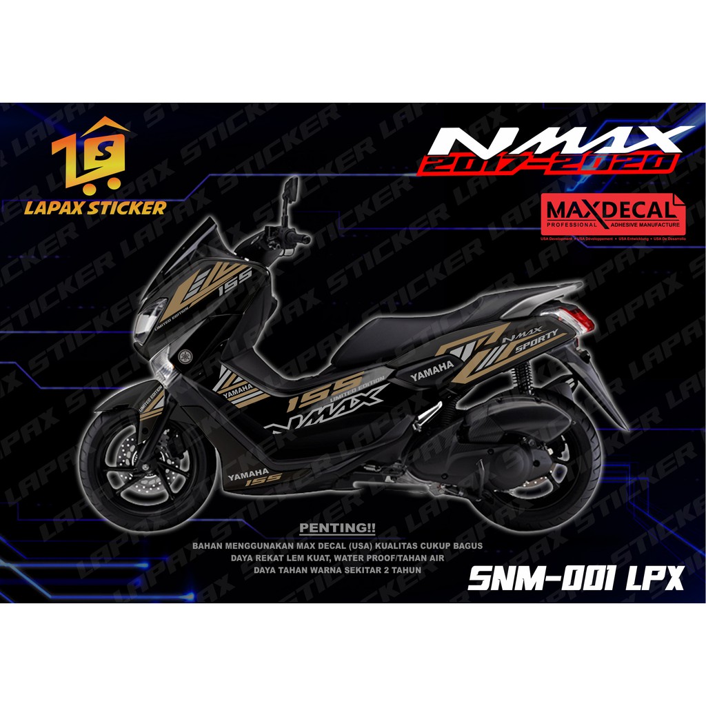 สติ๊กเกอร์ Nmax สติ๊กเกอร์แต่งรถ Yamaha Nmax 2017-2020