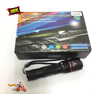 ไฟฉาย RECHARGEABLE SUPER BRIGHT LLASHLIGHT 5โหมดแสง 9000 Lumens