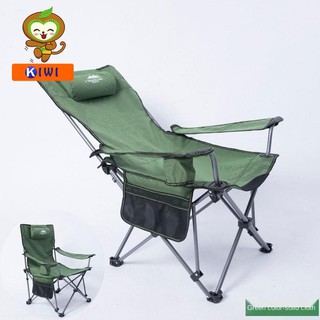 💥วันนี้​ส่งของ💥 เก้าอี้นอน เก้าอี้นอนพับได้  คนอ้วน 150 กก นั่ง KIWI OUTDOOR