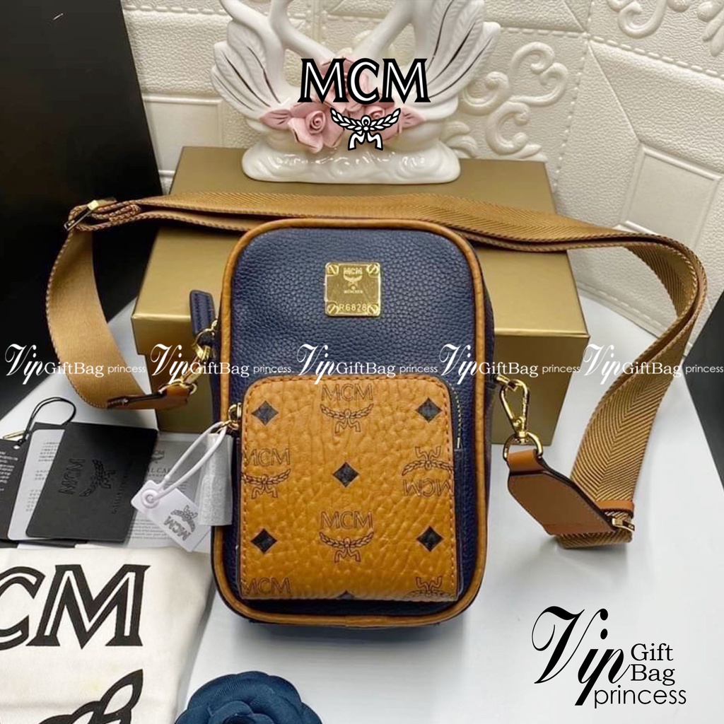 M.C.M N/S Crossbody Bag in Visetos Original  MCM MINI TECH CROSSBODY IN COLORBLOCK