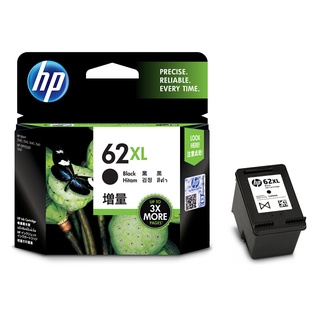 ตลับหมึกสีดำ HP 62 ดั้งเดิม HP2002585540554257407640 ตลับหมึกเครื่องพิมพ์ XL