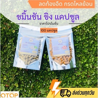 ขมิ้นชัน ขิงแก้ ท้องอืด ลดกรดไหลย้อน 🚚พร้อมส่ง