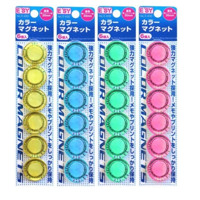 E'SY เม็ดแม่เหล็ก E-430T สีใส ขนาด 30 มม