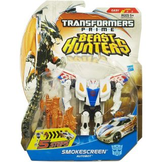 Transformers Prime Beast Hunters Deluxe Class Smokescreen Figure หุ่นยนต์แปลงร่าง