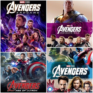 อเวนเจอร์ส ครบ 4 ภาค Avengers 4-Movie Collection #หนังฝรั่ง #แพ็คสุดคุ้ม