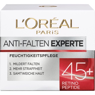 ครีมลอรีอัล LOREAL PARIS สูตรRetino Peptide ครีมบำรุงผิวหน้าสำหรับวัย45+ นำเข้าจากเยอรมัน