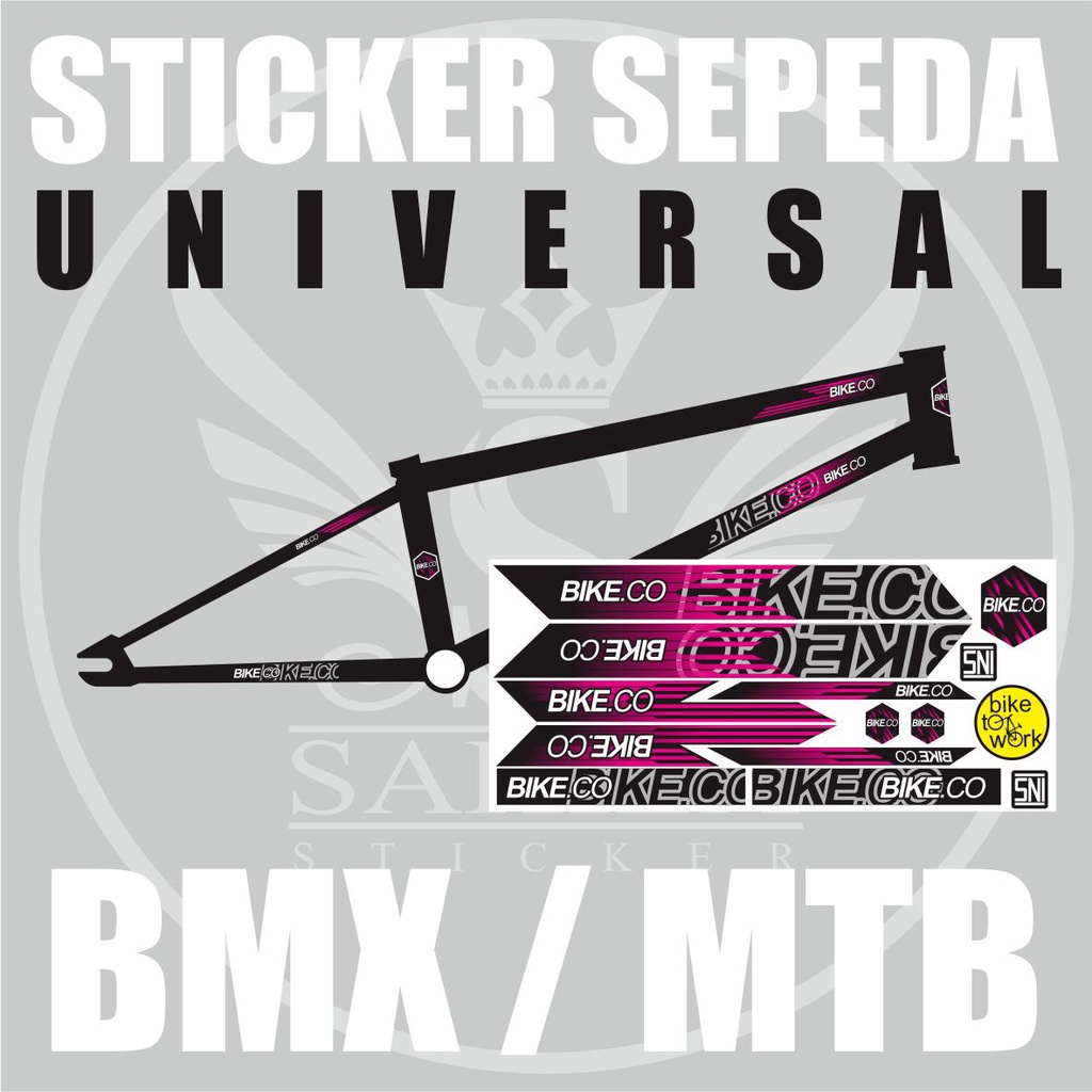 BMX / MTB / UNIVERSAL BIKE STICKER STRIPING BIKE.CO 05
