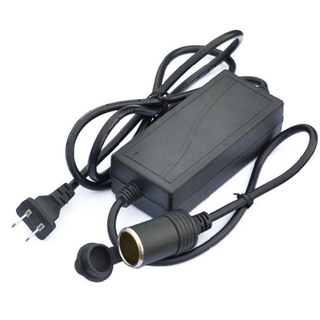 🚗พร้อมส่ง🚗 แปลงไฟบ้าน 220V เป็นไฟรถยนย์ 12V DC 220V to 12V 5A Home Power Adapter Car Adapter AC Plug ( Black)