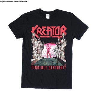 คอลูกเรือเสื้อยืดคอกลมเสื้อยืด Cernty TERRIBLE Creator Band - Mผ้าฝ้ายแท้