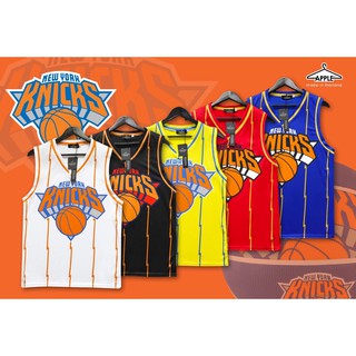 เสื้อกล้าม เสื้อกีฬา เสื้อบาส คอวี ลายknicks