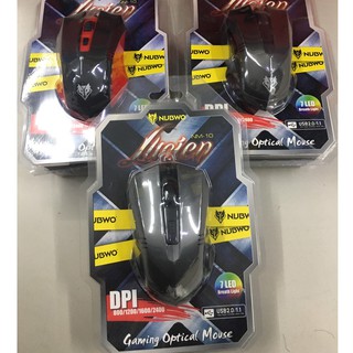 NUBWO MOUSE LUCIEN NM10 (ทำงานไหลลื่น)รูปแบบ มีสายทนทานใช้งานได้ดี