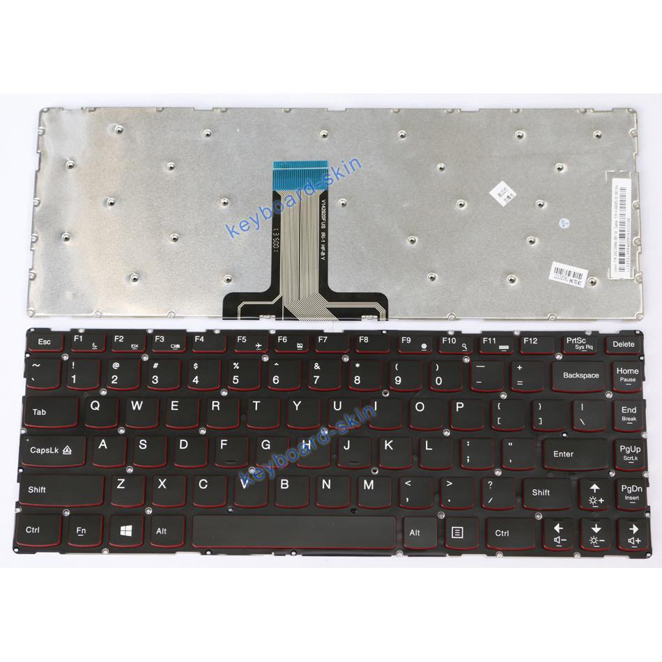แป้นพิมพ์แล็ปท็อป Lenovo Ideapad Y40,Y40-70AT-ISE,Y40-70AT-IFI ซีรีส์