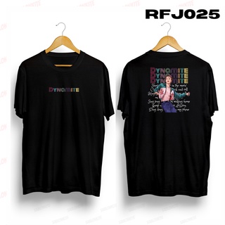 !! เสื้อยืด พิมพ์ลาย Bts JIMIN DYNAMITE SONG RFJ025 COMBED 30S