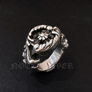 แหวนเงินแท้ ทรงดอกบัวสวรรค์ Sterling Silver 925 NSRG3