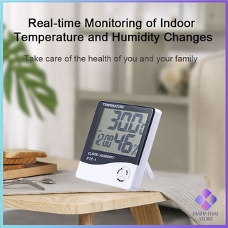 เครื่องวัดอุณหภูมิและความชื้น แบบดิจิตอล  LCD แบบดิจิตอล Digital Temperature Meter