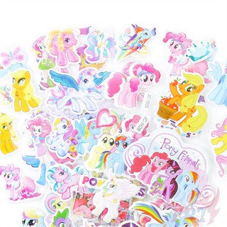 สติกเกอร์ ลาย My Little Pony ของเล่นสำหรับ DIY จำนวน 1, 5 แผ่น