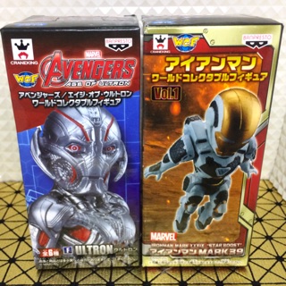 WCF Ultron, IronMan MK 39 Avengers ของ🇯🇵แท้ มือ 1 สูง 7 CM