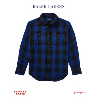 RALPH LAUREN PLAID COTTON WORKSHIRT