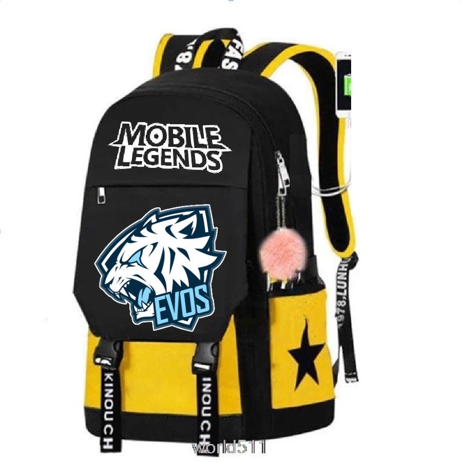 SOGE.TAS - [ ] BOYS SCHOOL BACKPACKS EVOS กระเป๋าเป้โรงเรียนประถมศึกษาโรงเรียนอนุบาล PAUD Boys GAMIN