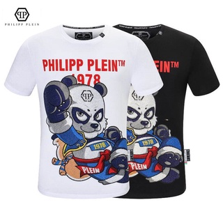 6586 PP เสื้อยืดแขนสั้น พิมพ์ลาย Pplein แฟชั่นสําหรับผู้ชาย