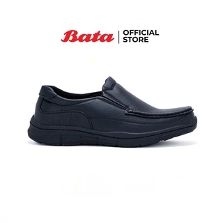 *Best Seller* Bata บาจา รองเท้าคัทชูแบบสวม ใส่ทำงาน สำหรับผู้ชาย รุ่น Amber สีดำ 8516278