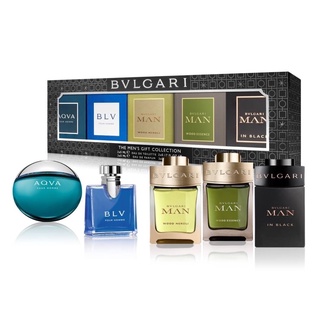 Bvlgari The Mens Gift Collection Set 5  x 5 ml. ของแท้