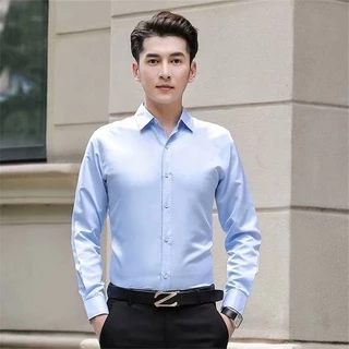 เสื้อเชิ้ตแขนยาว ทรงสลิม สไตล์เกาหลี สำหรับผู้ชาย รุ่น YX04