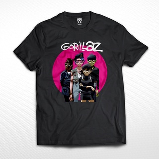 เสื้อยืด พิมพ์ลาย Gorillaz Humanz BAND สไตล์ร็อค สําหรับผู้ชาย และผู้หญิง