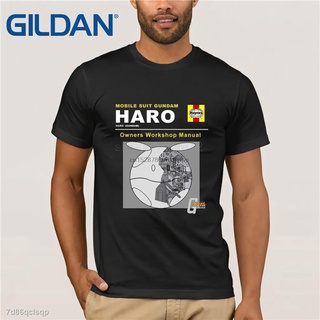 เสื้อยืดผ้าฝ้าย✸ใหม่ เสื้อยืดแฟชั่น ลายกันดั้ม Gundam Haro สําหรับผู้ชาย 2022L XL  XXL 3XL