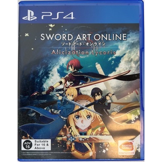 [Ps4][มือ2] เกม Sword art online Alicization Lycoris